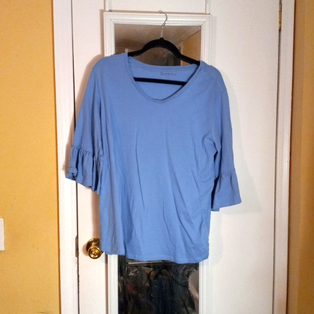 Light blue blouse